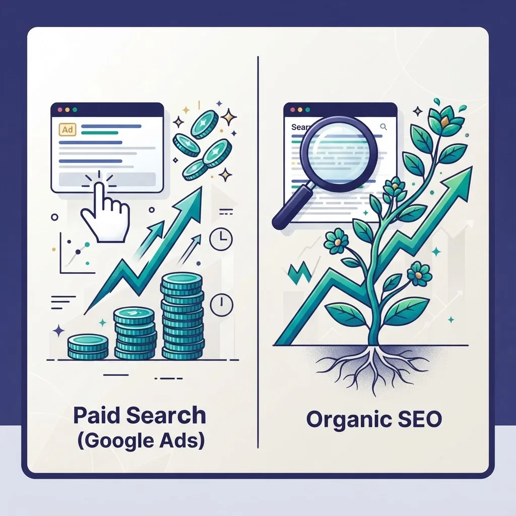 Poređenje Google Ads oglašavanja i SEO optimizacije za rast biznisa